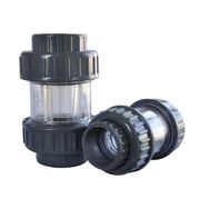 Gemaş 63 mm Yaylı Şeffaf Çekvalf