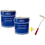 Gemsa Fiore 5028 Boncuk Mavi 17 kg Solvent Bazlı Lux Sentetik Boya
