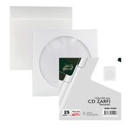 Gen-Of Beyaz 80 gr 100'lü Tutkallı Pencereli CD Zarfı
