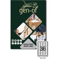 Gen-Of GK-2036 45x29 3600 Adet Laser Etiket