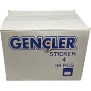 Gençler Etiketleme Makinesi No 4 96 Adet Çok Yapışkanlı Etiket