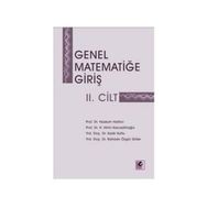 GENEL MATEMATİĞE GİRİŞ II - HÜSEYİN HALILOV;HILMI HACISALİHOĞLU