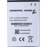 General Mobile 4G Android One 2500 mAh Batarya