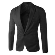 Generisch 2025 Hafif Standart Siyah Sportif Slim Blazer Erkek Takım Ceket