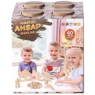 Gepettoys YAB-60 60 Parça Eğitici Ahşap Bloklar