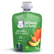 Gerber Organik 90 gr Muzlu ve Havuçlu Balkabağı Püresi