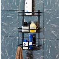 Geseus Mat Siyah ES065H Banyo Rafı