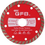 GFB 115 mm Turbo Elmas Mermer Granit Kesici