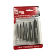 GFB 6 Parça 3-25 mm Ters Kılavuz Kırık Vida Sökme Klavuz Seti