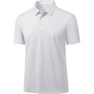 Ghassy Co. Golf Beyaz Dry Fit Classic Tenis Casual Polo Yaka Erkek T-shirt