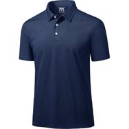 Ghassy Co. Golf Lacivert Dry Fit Classic Tenis Casual Polo Yaka Erkek T-shirt