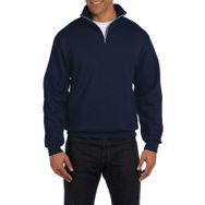 Ghassy Co. Silver Lacivert Dik Yaka Yarım Fermuarlı Erkek Sweatshirt