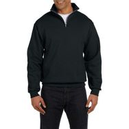 Ghassy Co. Silver Siyah Dik Yaka Yarım Fermuarlı Erkek Sweatshirt
