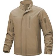 Ghassy Co Softshell Bej Dik Yaka Polar Erkek Mont