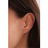 Gianfranco 14 Ayar Miço Tek Düğüm Tragus Altın Küpe
