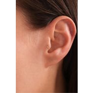 Gianfranco 14 Ayar Minio Çiçek Tragus Altın Küpe