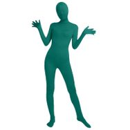 Gibz Catsuit Cam Göbeği Yeşili Tek Parça Spor Jimnastik Erkek Tulum