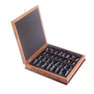 Gift Home Metal Mısır Satranç Takımı Parlak ve El Yapımı Masif Ahşap Sandıklı Satranç Tahtası