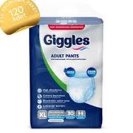 Giggles 120 Adet XL Yetişkin Hasta Bezi