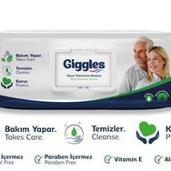 Giggles 50'li Perine Vücut Temizleme Havlusu
