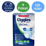 Giggles Büyük 120 Adet Emici Külot