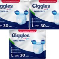 Giggles Hasta Bezi Yetişkin Large 30x3 Adet Emici Külot
