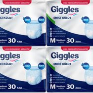 Giggles Hasta Bezi Yetişkin Medium 30x4 Adet Emici Külot