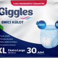 Giggles Hasta Bezi Yetişkin XL 30 Adet Emici Külot