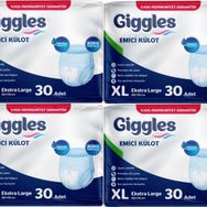 Giggles Hasta Bezi Yetişkin XL 30x4 Adet Emici Külot