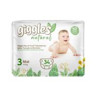 Giggles Natural No:3 Midi 34 Adet Bebek Bezi