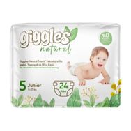 Giggles Natural No:5 Junior 24 Adet Bebek Bezi