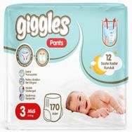 Giggles Pants No:3 Midi 170 Adet Külot Bebek Bezi