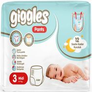 Giggles Pants No:3 Midi Külot Bebek Bezi