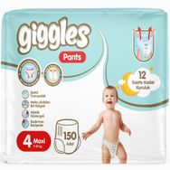Giggles Pants No:4 Maxi 150 Adet Külot Bebek Bezi