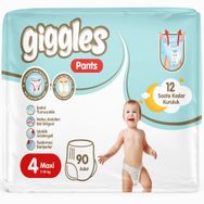 Giggles Pants No:4 Maxi 90 Adet Külot Bebek Bezi
