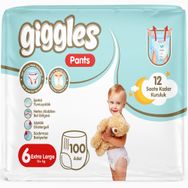 Giggles Pants No:6 XLarge 100 Adet Külot Bebek Bezi