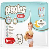 Giggles Pants No:6 XLarge 60 Adet Külot Bebek Bezi
