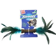 GiGwi 7093 Johnny Stick Catnipli Doğal Yeşil Tek Tüylü Kedi Oyuncak