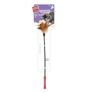 GiGwi 7144 Feather Teaser 60 cm Doğal Tüylü Kedi Oltası Kedi Oyuncak