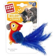 Gigwi 7380 Melody Chaser Peluş Makaw Papağan Sesli Kedi Oyuncağı