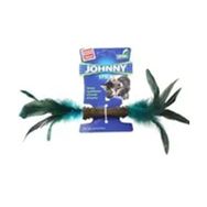 Gigwi Johnny Stick Doğal Çift Taraflı Tüylü Kedi Oyuncağı