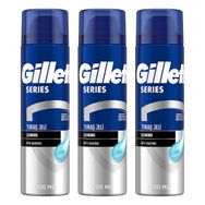 Gillette 3x200 ml Series Cleansing Tıraş Jeli