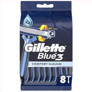 Gillette Blue 3 8'li Slalom Kullan At Tıraş Bıçağı