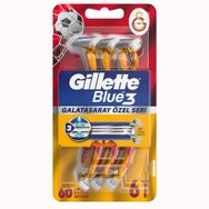 Gillette Blue3 6'lı Galatasaray Taraftar Tıraş Bıçağı