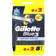 Gillette Blue3 Comfort Slalom 5 Adet 6+2'li Kullan At Tıraş Bıçağı