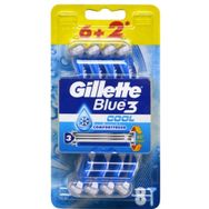 Gillette Blue3 Cool 2 Adet 6+2'li Kullan At Tıraş Bıçağı