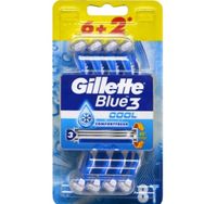 Gillette Blue3 Cool 6 Adet 6+2'li Kullan At Tıraş Bıçağı