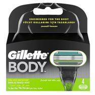Gillette Body 4'lü Yedek Tıraş Bıçağı