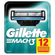 Gillette Mach3 12'li Yedek Tıraş Bıçağı