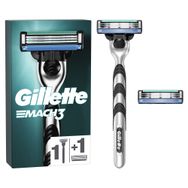 Gillette Mach3 Tıraş Makinesi + 2 Yedek Tıraş Bıçağı